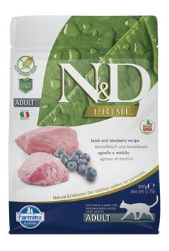 N&D PRIME CAT Adult Lamb & Blueberry 300g