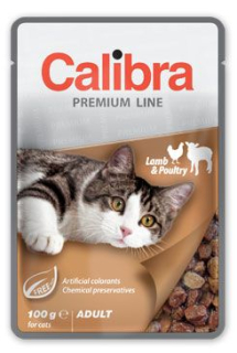 Calibra Cat  kapsa Premium Adult Lamb & Poultry 100g !!! EXPIRACE 23-09-2024 !!!