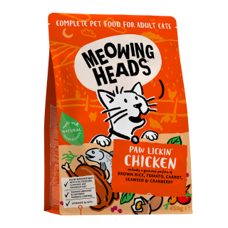 MEOWING HEADS Paw Lickin’ Chicken 450g