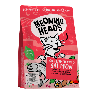 MEOWING HEADS So-fish-ticated Salmon 450g