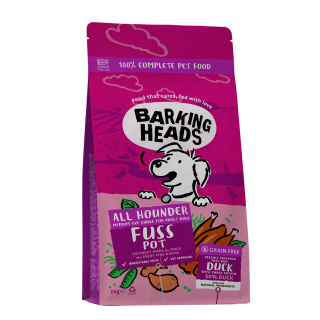 BARKING HEADS All Hounder Fuss Pot Duck 2kg