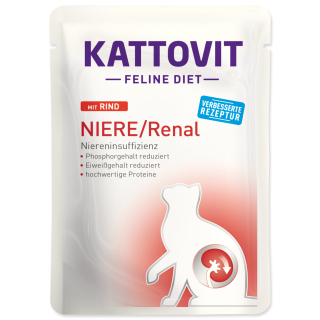 Kattovit Cat Renal hovězí kapsa 85g