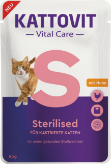 Kattovit Cat Vital Care Sterilized kuře kapsa 85g