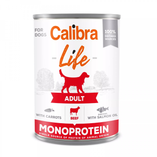 Calibra Dog Life  konz.Adult Beef with carrots 400g