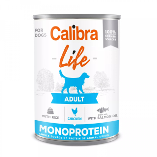 Calibra Dog Life  konz.Adult Chicken with rice 400g