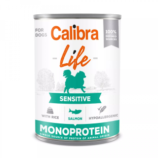 Calibra Dog Life  konz.Sensitive Salmon with rice 400g